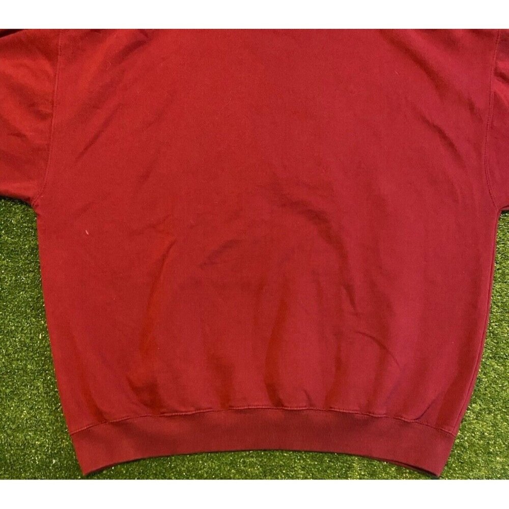 Temple Owls hoodie mens extra large red vintage Y2K sweatshirt football 31 - Picture 9 of 12